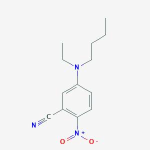 Benzonitrile, 5-(butylethylamino)-2-nitro-