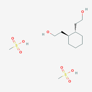 2-[(1S,2S)-2-(2-hydroxyethyl)cyclohexyl]ethanol;methanesulfonic acid