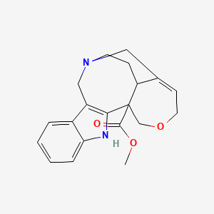 molecular formula C20H22N2O3 B1252423 angustilobine B, (rac)- 