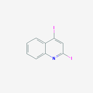 molecular formula C9H5I2N B1252436 2,4-Diiodoquinoline 