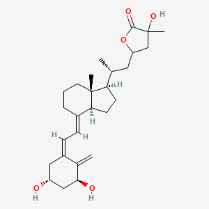 molecular formula C27H40O5 B1252437 Calcitriol 26,23-lactone 