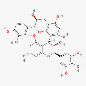 molecular formula C30H26O13 B1252440 (+)-Gallocatechin-(4alpha->8)-(+)-catechin 