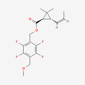 molecular formula C18H20F4O3 B1252444 Metofluthrin, trans-(Z)- CAS No. 401620-60-8
