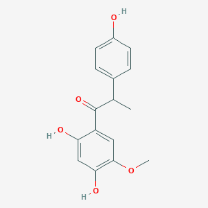 1-(2,4-Dihydroxy-5-methoxyphenyl)-2-(4-hydroxyphenyl)propan-1-one