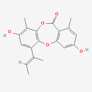 molecular formula C19H18O5 B1252459 翁癸醇 CAS No. 36587-59-4