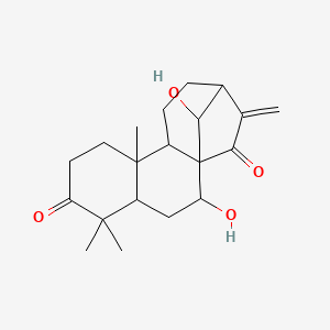 molecular formula C20H28O4 B1252461 LeukaMenin F; Wangzaozin B; Leucamenin F 