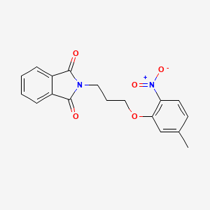 2-[3-(5-Methyl-2-nitrophenoxy)propyl]-1H-isoindole-1,3(2H)-dione