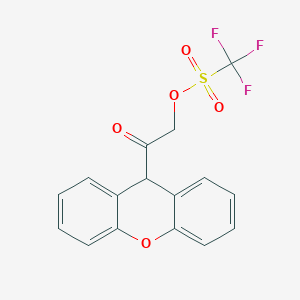 Methanesulfonic acid, trifluoro-, 2-oxo-2-(9H-xanthen-9-yl)ethyl ester