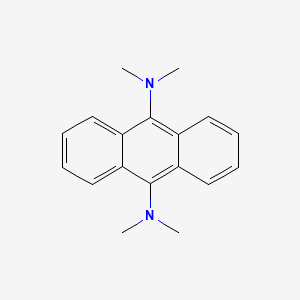 molecular formula C18H20N2 B1252463 9,10-Bis(dimethylamino)anthracene 