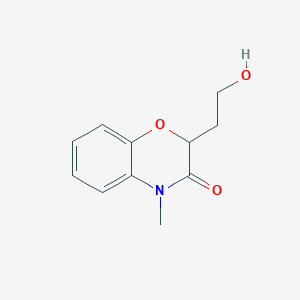 2-(2-Hydroxyethyl)-4-methyl-2H-1,4-benzoxazin-3(4H)-one