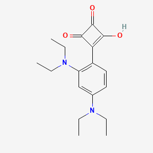 3-Cyclobutene-1,2-dione, 3-[2,4-bis(diethylamino)phenyl]-4-hydroxy-