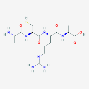 L-Alanyl-L-cysteinyl-N~5~-(diaminomethylidene)-L-ornithyl-L-alanine