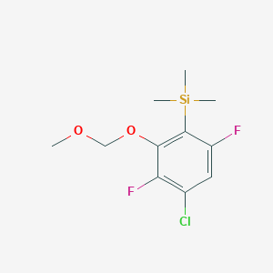 1-Chloro-2,5-difluoro-3-(methoxymethoxy)-4-(trimethylsilyl)benzene