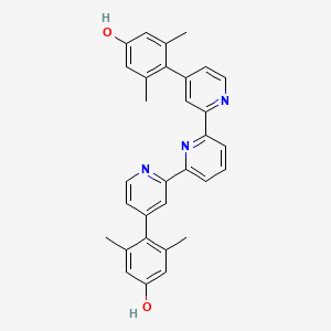 4-[2-[6-[4-(4-Hydroxy-2,6-dimethylphenyl)pyridin-2-yl]pyridin-2-yl]pyridin-4-yl]-3,5-dimethylphenol