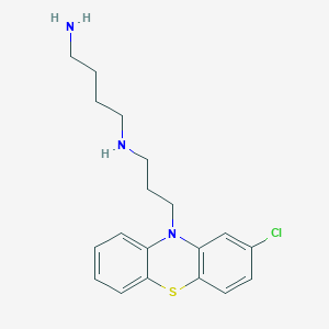 N'-[3-(2-chloro-10-phenothiazinyl)propyl]butane-1,4-diamine