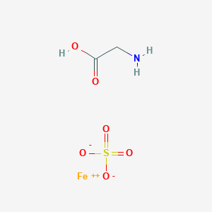 molecular formula C2H5FeNO6S B1252473 Plesmet CAS No. 754914-43-7