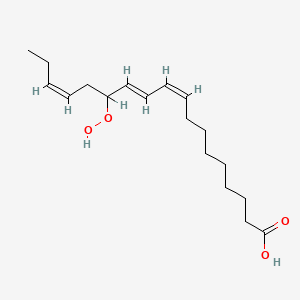 molecular formula C18H30O4 B1252479 alpha-Linolenic acid 13-hydroperoxide 