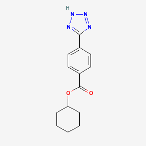 cyclohexyl 4-(2H-tetrazol-5-yl)benzoate