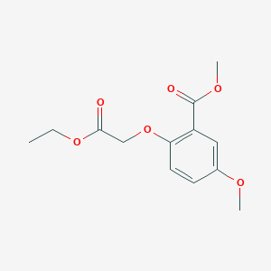 Methyl 2-(2-ethoxy-2-oxoethoxy)-5-methoxybenzoate