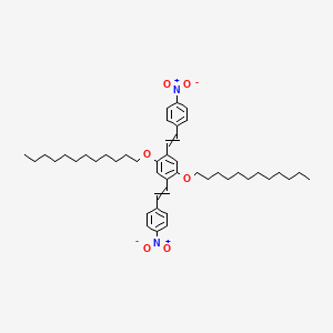 1,1'-{[2,5-Bis(dodecyloxy)-1,4-phenylene]di(ethene-2,1-diyl)}bis(4-nitrobenzene)