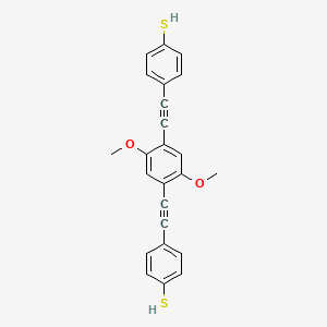 4,4'-[(2,5-Dimethoxy-1,4-phenylene)di(ethyne-2,1-diyl)]di(benzene-1-thiol)