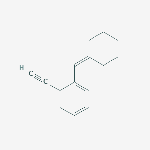 1-(Cyclohexylidenemethyl)-2-ethynylbenzene