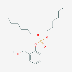 Dihexyl 2-(hydroxymethyl)phenyl phosphate