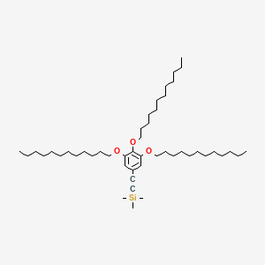 Trimethyl{[3,4,5-tris(dodecyloxy)phenyl]ethynyl}silane