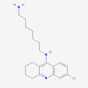 N~1~-(6-Chloro-1,2,3,4-tetrahydroacridin-9-yl)heptane-1,7-diamine