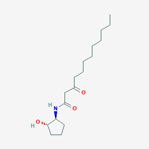 N-[(1S,2S)-2-Hydroxycyclopentyl]-3-oxododecanamide