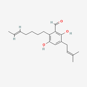 molecular formula C19H26O3 B1252492 Isotetrahydroauroglaucin CAS No. 74886-32-1