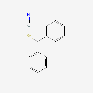 molecular formula C14H11NSe B1252506 Diphenylmethyl selenocyanate CAS No. 27805-30-7