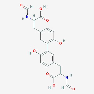 molecular formula C20H20N2O8 B1252508 N,N'-二甲酰二酪氨酸 