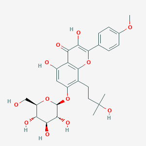 molecular formula C27H32O12 B1252509 Maohuoside A CAS No. 128988-55-6