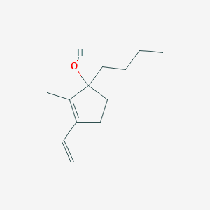 1-Butyl-3-ethenyl-2-methylcyclopent-2-en-1-ol