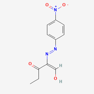 2-[2-(4-Nitrophenyl)hydrazinylidene]-3-oxopentanal