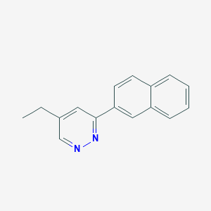 Pyridazine, 5-ethyl-3-(2-naphthalenyl)-