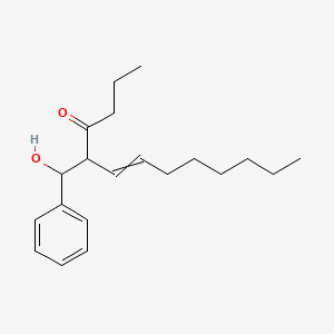 5-[Hydroxy(phenyl)methyl]tridec-6-en-4-one