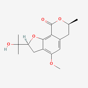 (2S,7S)-2-(2-hydroxypropan-2-yl)-4-methoxy-7-methyl-2,3,6,7-tetrahydrofuro[3,2-h]isochromen-9-one