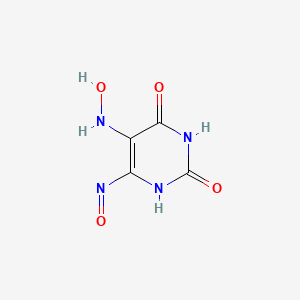 5-(Hydroxyamino)-6-nitrosopyrimidine-2,4(1H,3H)-dione