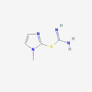 1-Methyl-1H-imidazol-2-yl carbamimidothioate