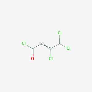 3,4,4-Trichlorobut-2-enoyl chloride