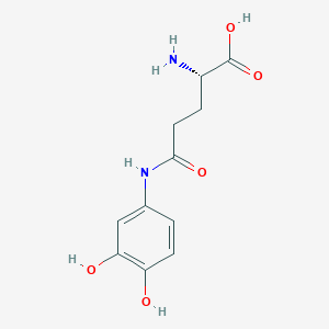 molecular formula C11H14N2O5 B1252516 (2S)-2-amino-5-(3,4-dihydroxyanilino)-5-oxopentanoic acid 