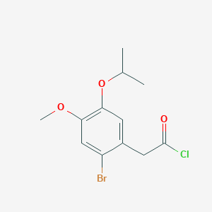 Benzeneacetyl chloride, 2-bromo-4-methoxy-5-(1-methylethoxy)-