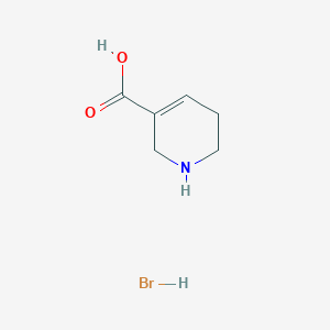 molecular formula C6H10BrNO2 B1252518 Guvacine hydrobromide 