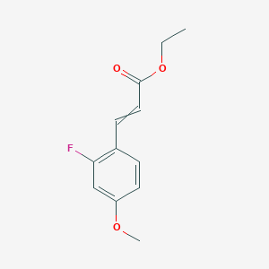 Ethyl 3-(2-fluoro-4-methoxyphenyl)prop-2-enoate