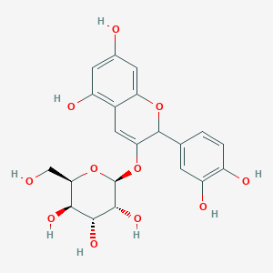 molecular formula C21H22O11 B1252520 Cyanidin-3-o-beta-glucopyranoside 