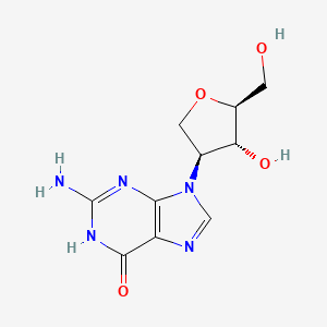 2-(2-Amino-1,6-dihydro-6-oxo-9H-purin-9-YL)-1,4-anhydro-2-deoxy-L-arabinitol