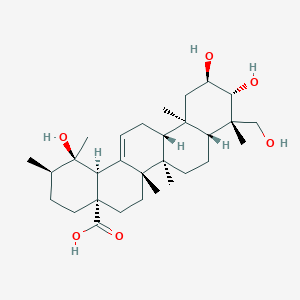 molecular formula C30H48O6 B1252524 24-羟基龙胆酸 