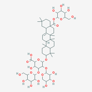 molecular formula C53H84O23 B1252527 刺五加皂甙K CAS No. 91204-06-7